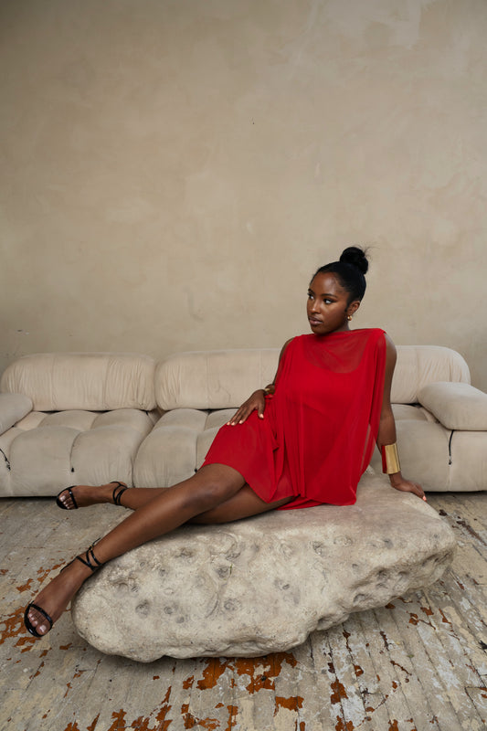 Red Reverie Jumpsuit