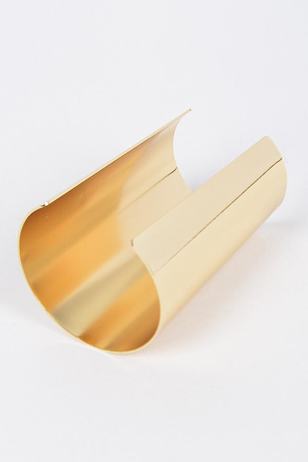 Metal Cuffs- Set of Two Gold