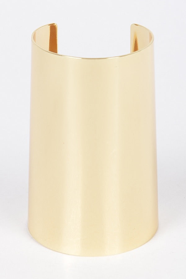 Metal Cuffs- Set of Two Gold